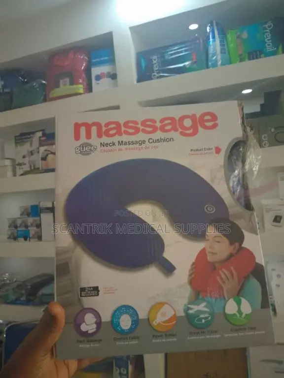 Adjustable Neck Support Massage Cushion