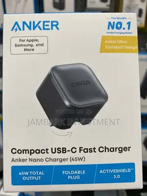 Anker Nano 45W USB C Charger - GaN Fast Charger