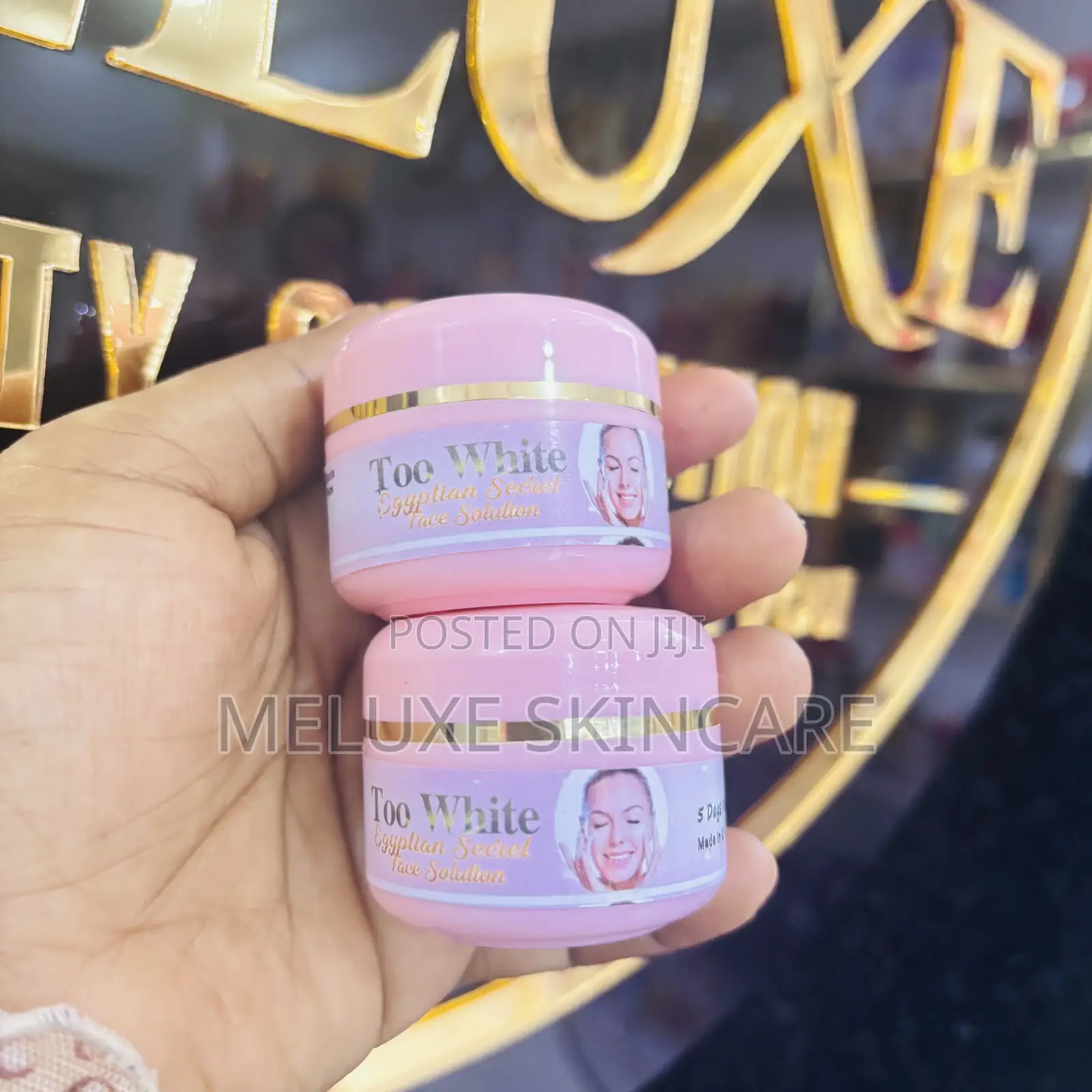 Too White Egyptian Secret Face Solution