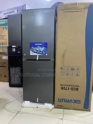 SKYRUN BCD-170K Compact 170L Bottom Freezer Fridge