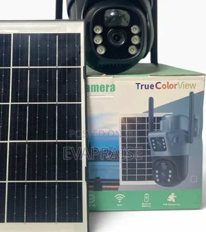 Trueview V380 Pro Dual-Lens Solar PTZ Security Camera.