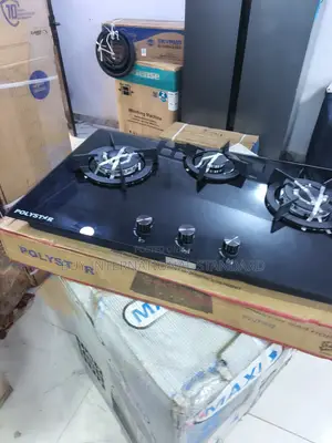 Polystar Three-Burner Gas Cooker Hob for Regular Meal Preparation