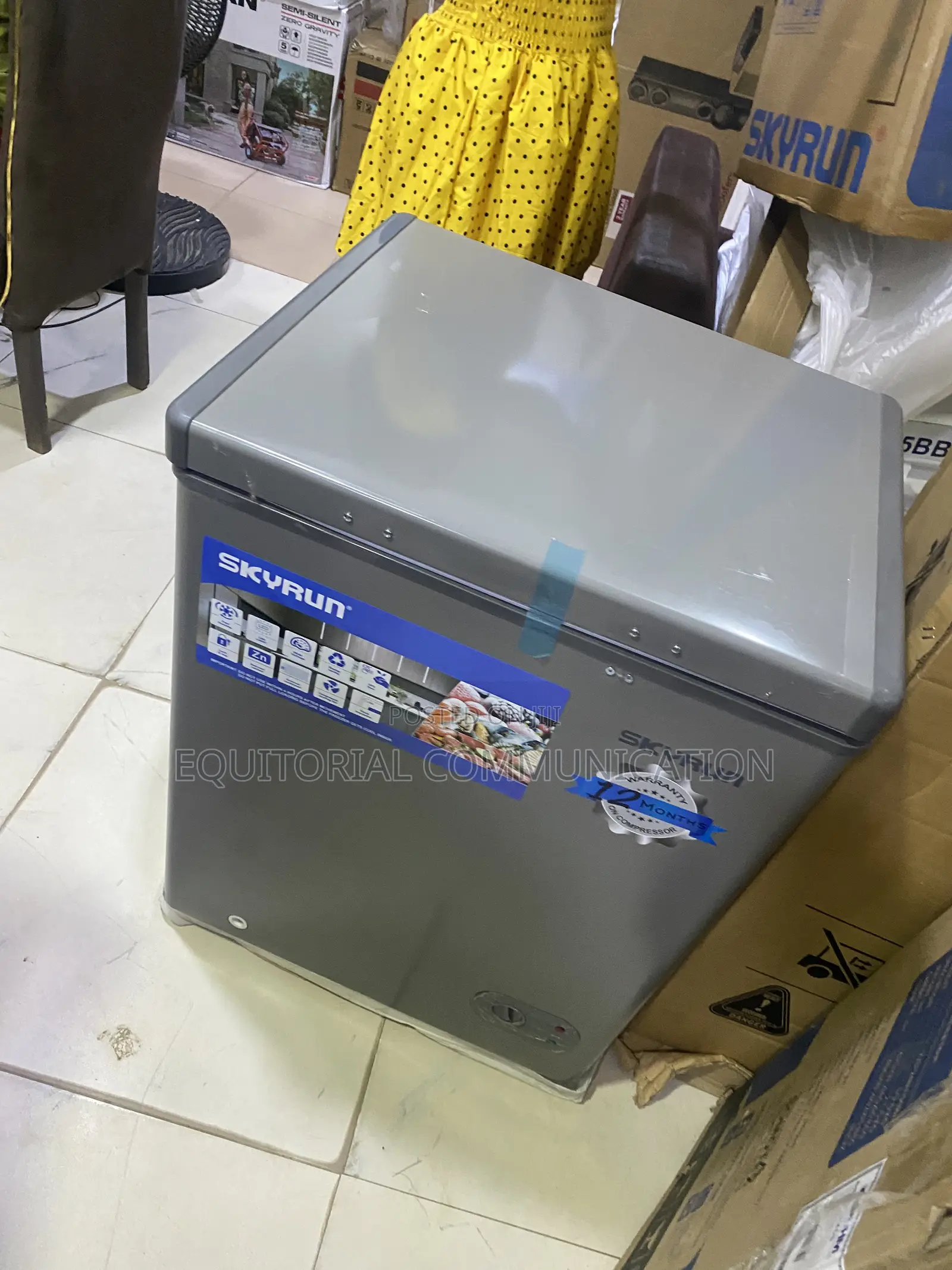 Skyrun 100L Chest Freezer With Low-Noise Operation