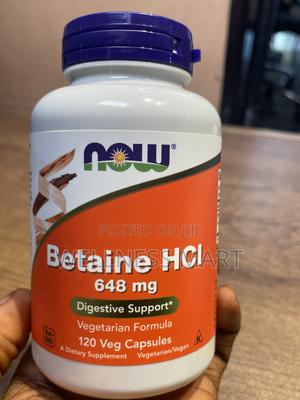 NOW Foods Betaine HCl 648mg 120 Capsules | Digestive Support