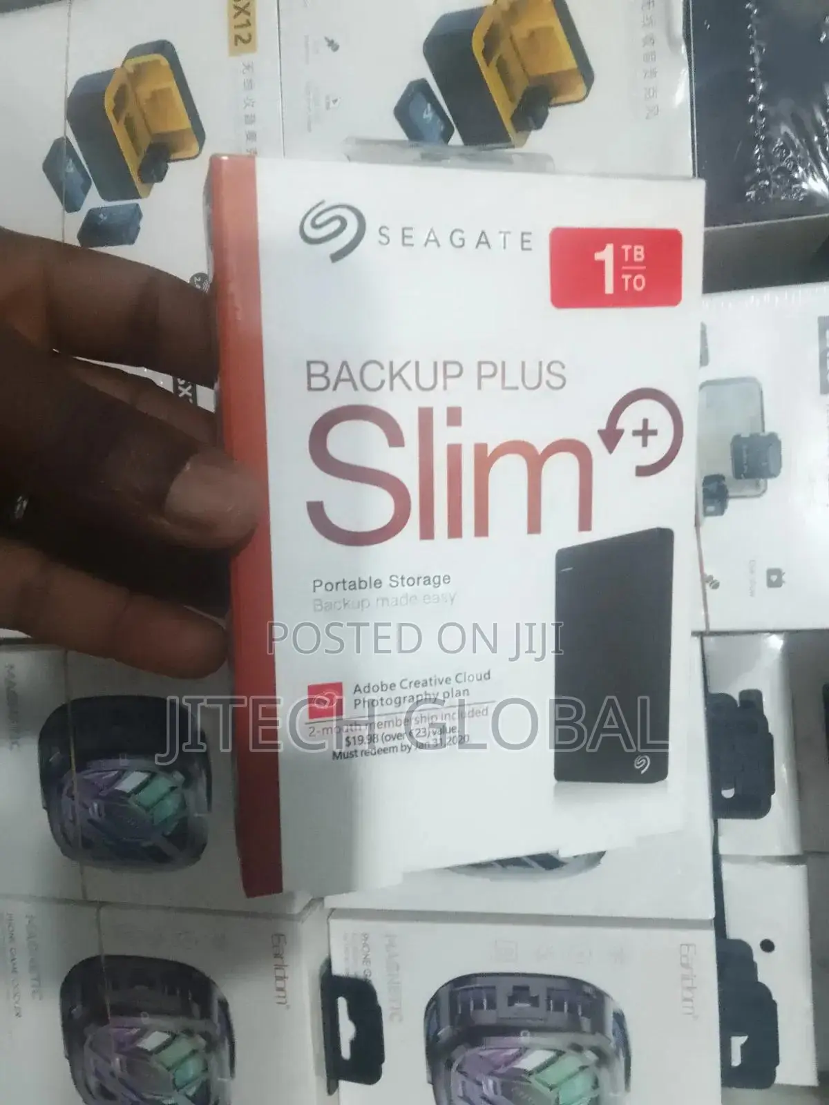 Seagate 1TB Backup Plus Slim Portable Hard Drive