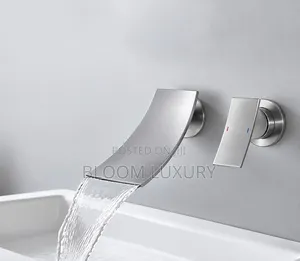 Chrome Conduit Basin Faucet