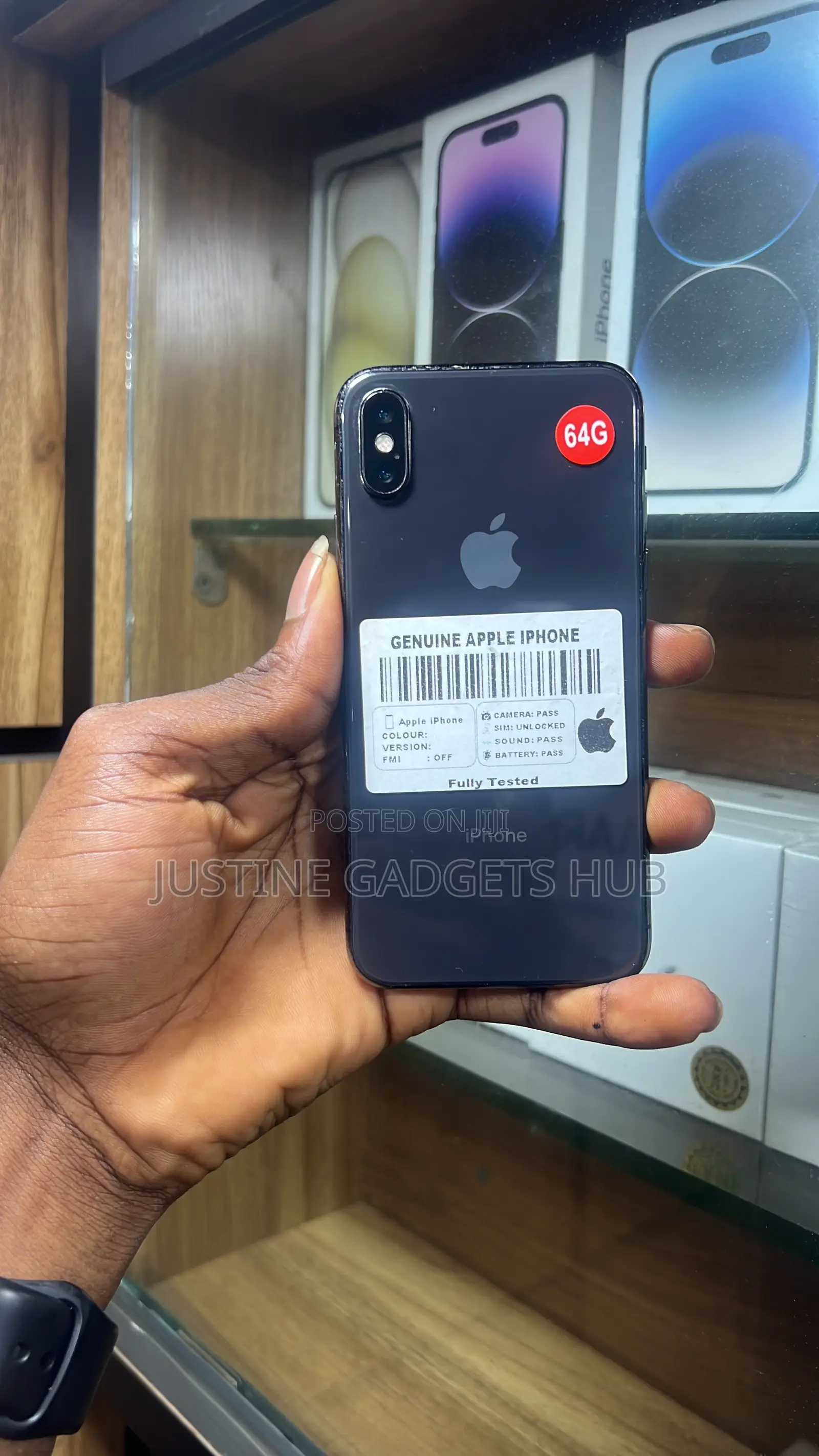 Apple iPhone X 64 GB Black