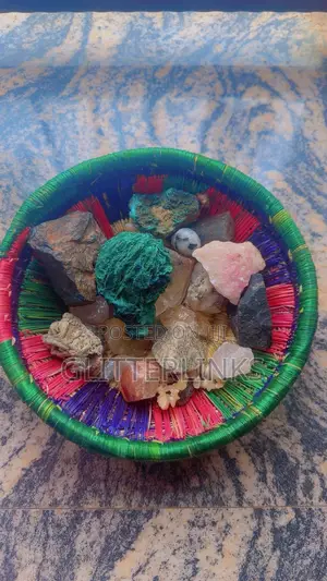 Unpolished Crystal Set – Earth Energy Rough Specimen Lot in Lagos