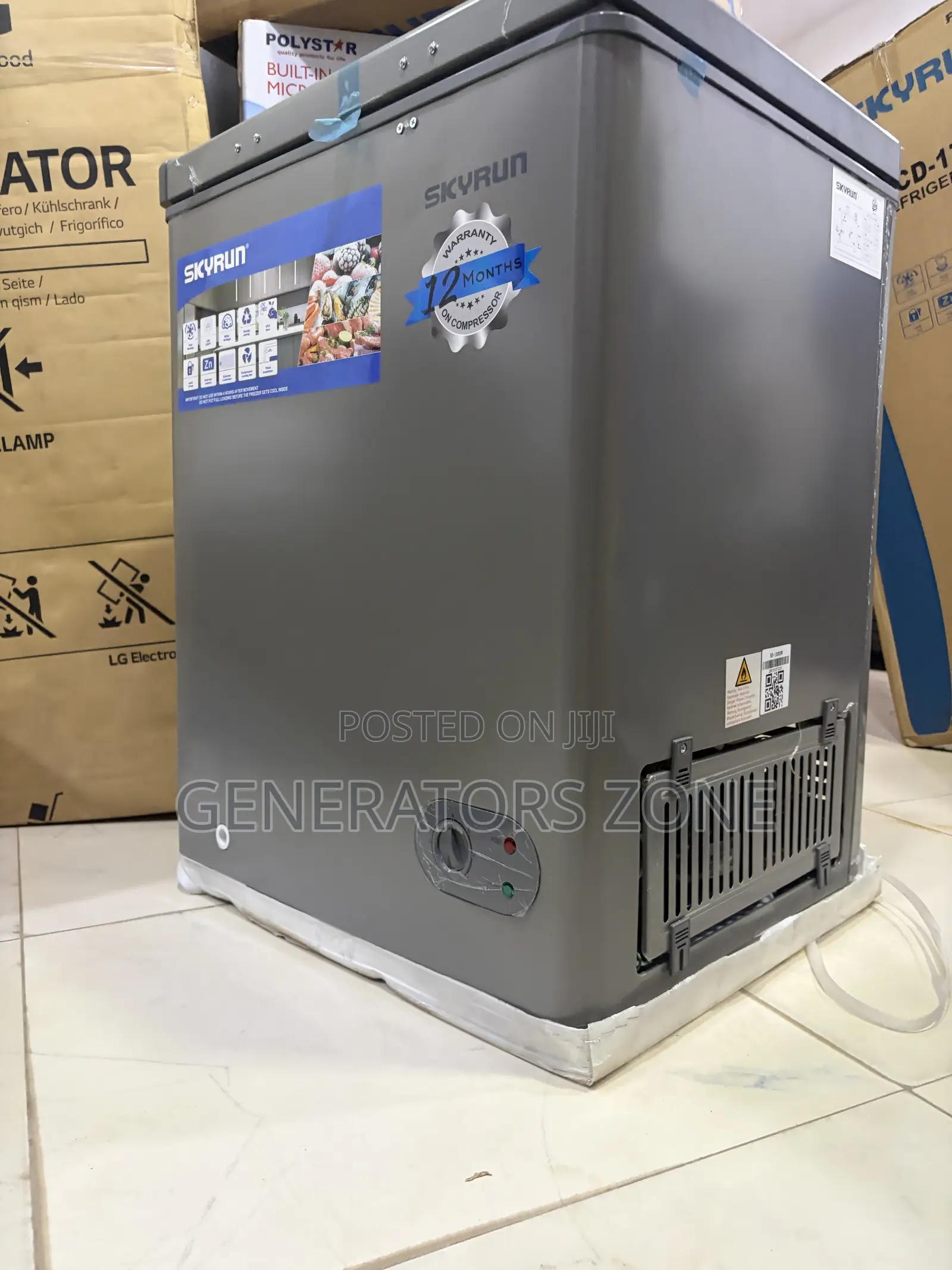 Skyrun 100L Chest Freezer for Modern Homes