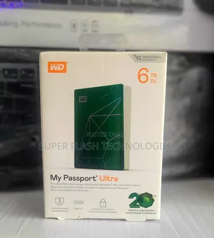 WD 6TB My Passport Ultra External Hard Drive