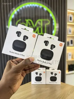 Xiaomi Redmi Buds 6 Play Earbuds - Black