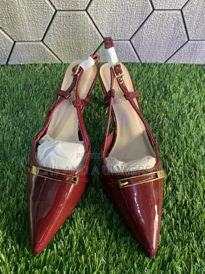 Vaidada Glossy Slingback Shoes