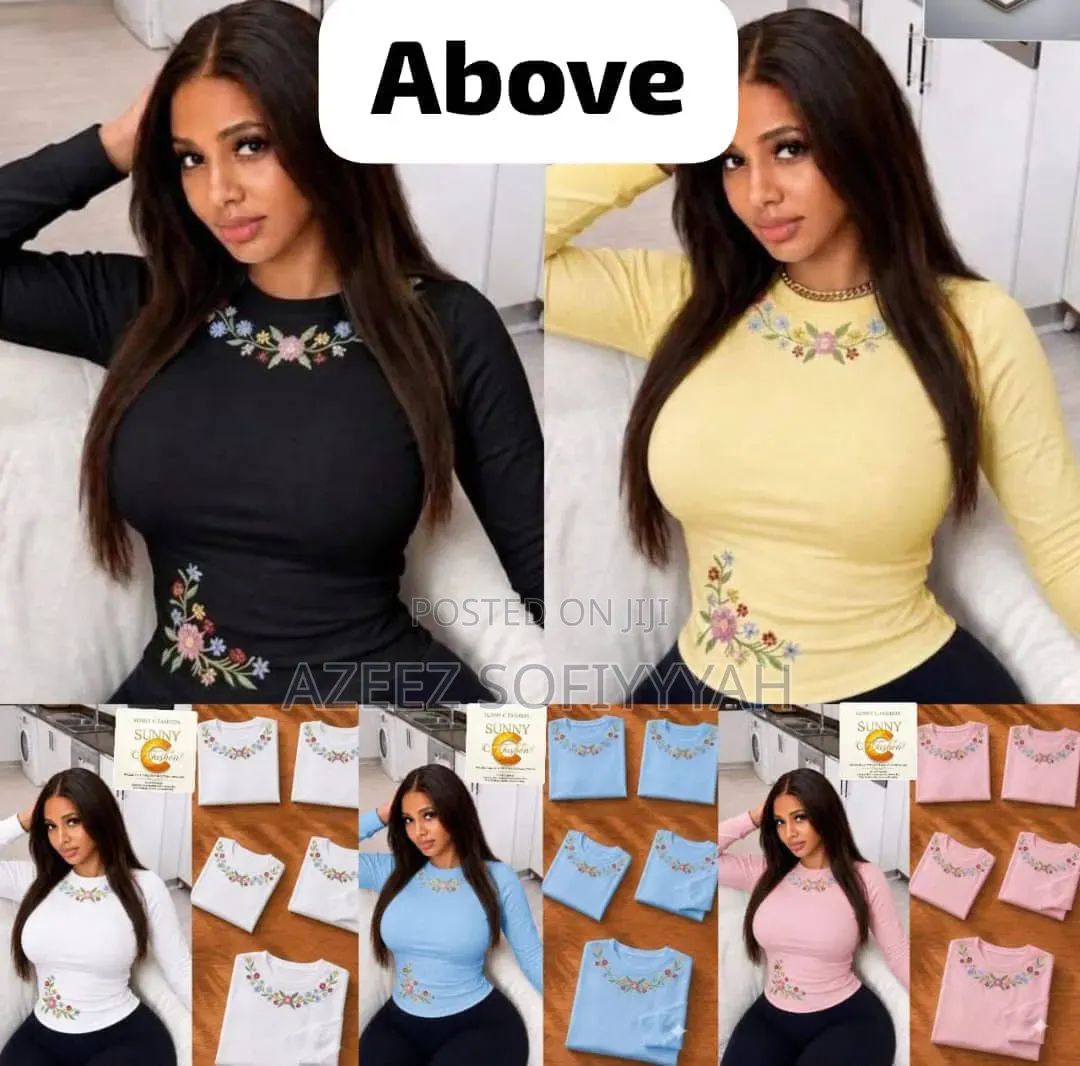 Long-Sleeve and Short-Sleeve Basic Tops