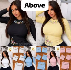 Long-Sleeve and Short-Sleeve Basic Tops