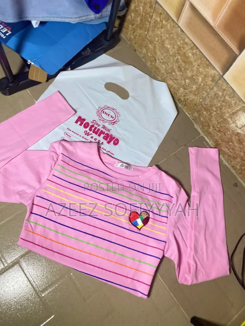 Long-Sleeve and Short-Sleeve Basic Tops