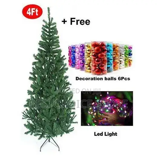Christmas Tree With Bull and Light