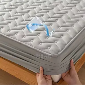 100% Waterproof Fitted Sheet Solid Color Cotton
