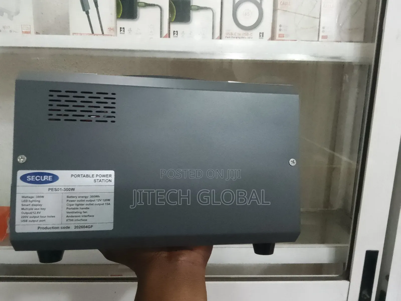 300w Portable Power Station With Output/Input AC/Dc