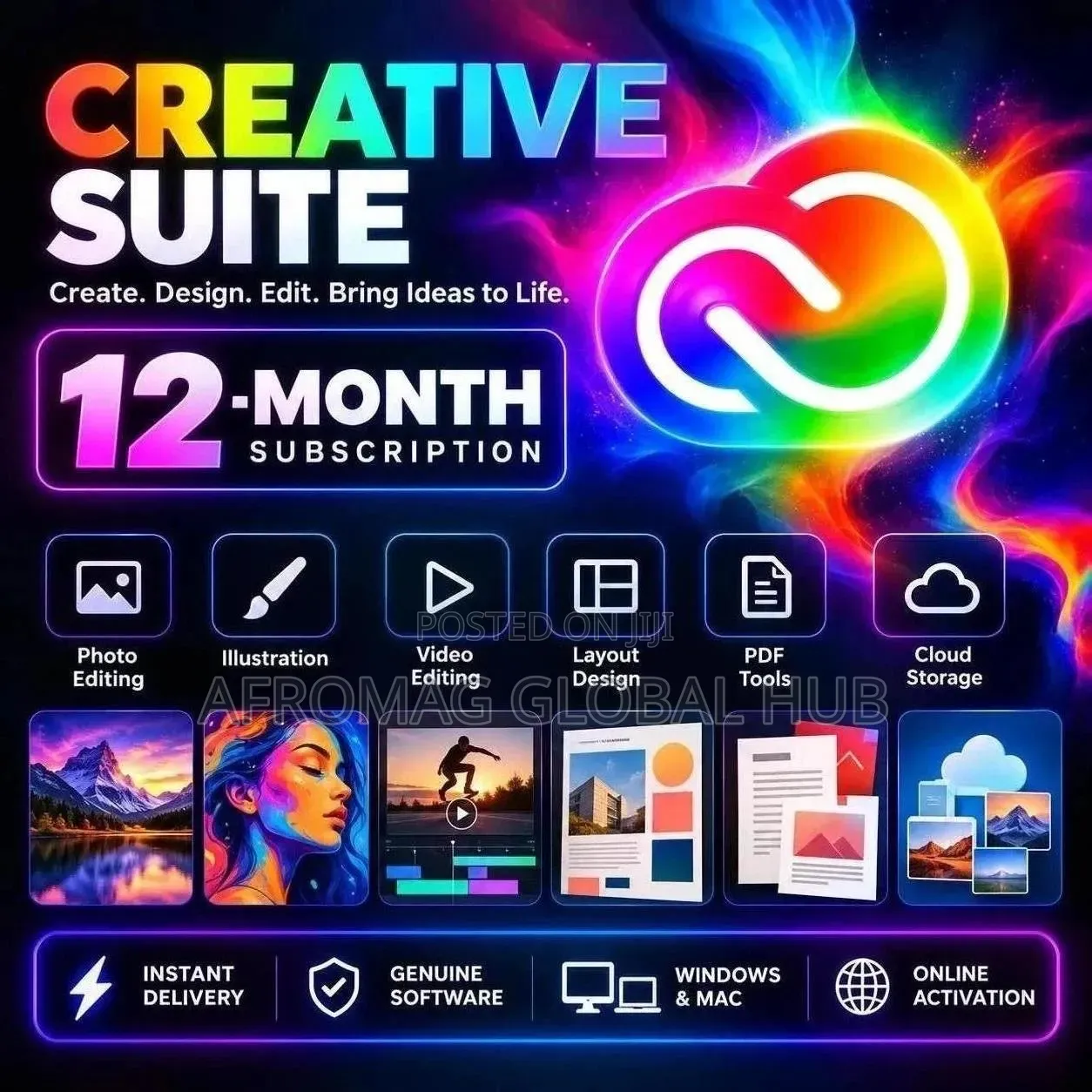 Adobe Creative Cloud | 12 Months | Private Account | Global