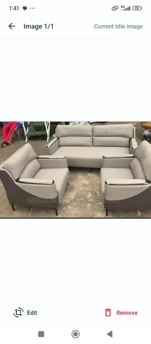 High Quality Leather Sofa (Turkish)