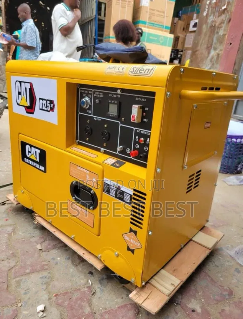 12kva Cat, 100per Copper Coil, Soundproof Generator.