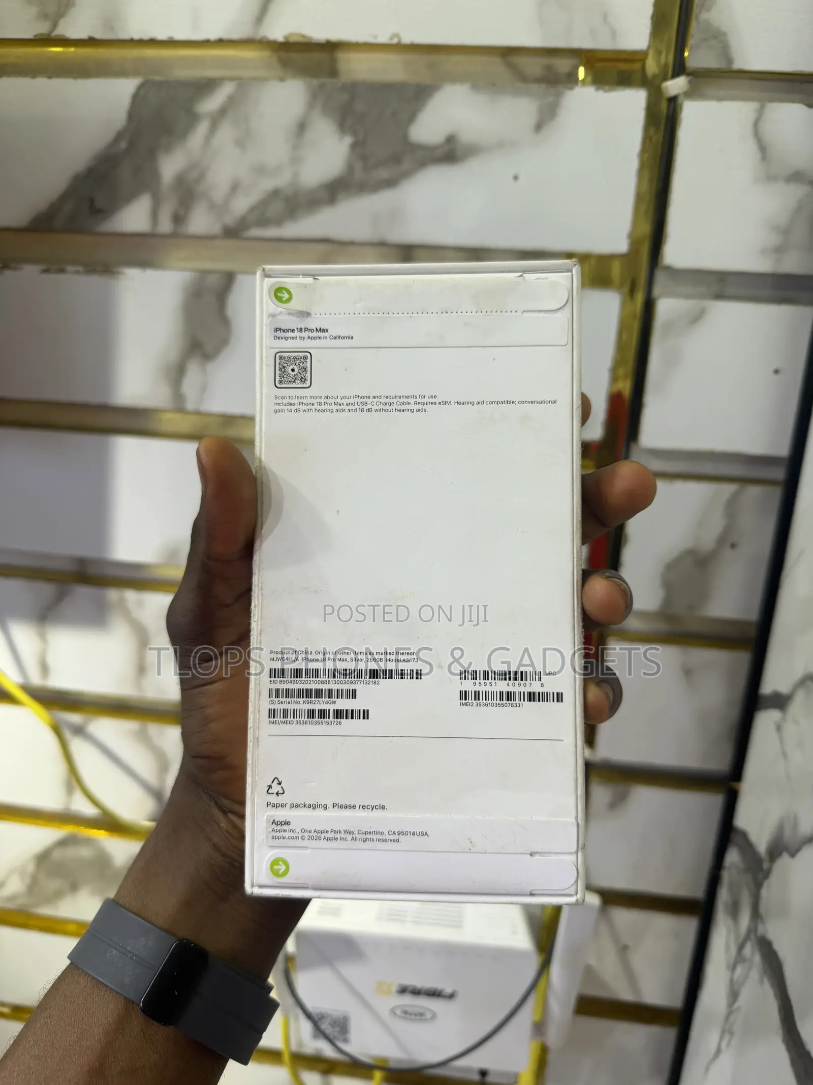 New Apple iPhone 18 Pro Max 256 GB Silver