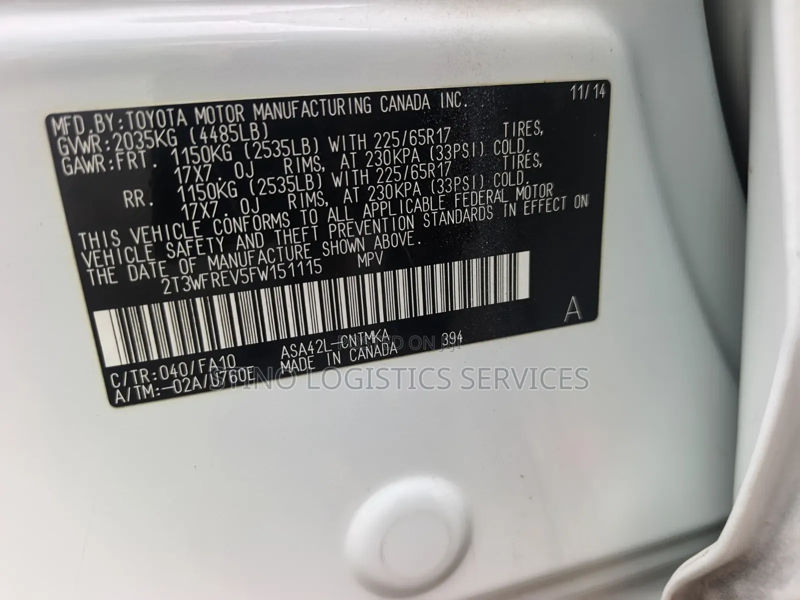 Toyota RAV4 2015 White