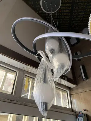 Mordern LED Orbital Globe Ring Chandelier