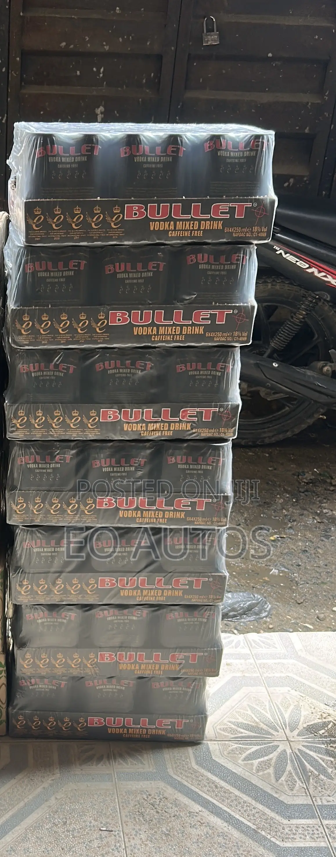 Original Black Bullet Vidka Drink