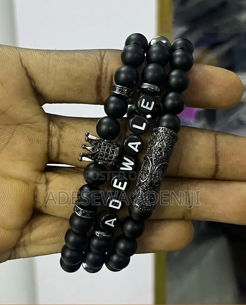 Customize Name Handcrafted Beaded Bracelets Unisex Gift Ideas
