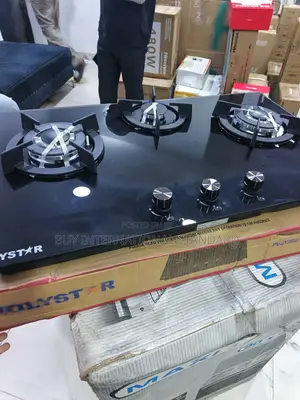 Polystar Three-Burner Gas Hob for a Contemporary Kitchen