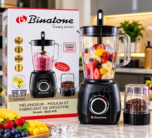 Binatone 350W Turbo Blender and Grinder With 1.5L Jug for Home Use