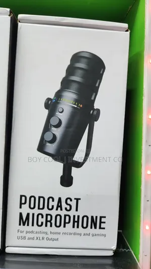 Professional Podcasts Condenser Microphone- USB & XLR Output