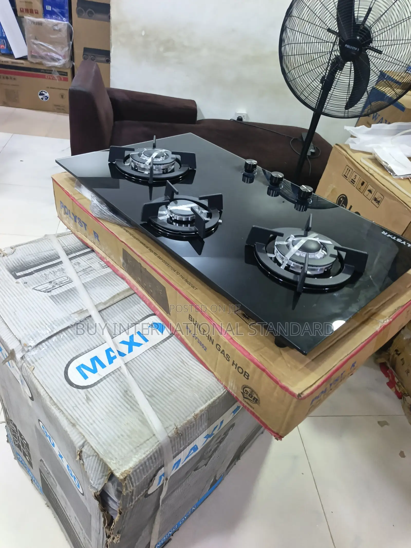 Polystar Three-Burner Hob for Regular Home Cooking