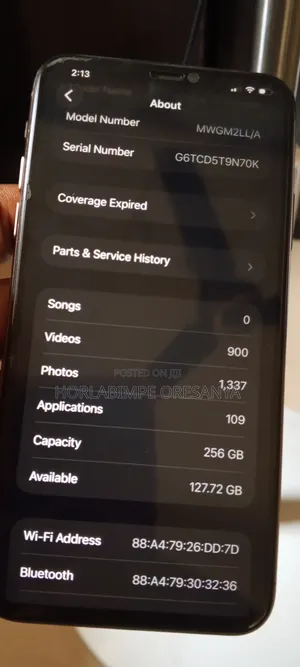 Apple iPhone 11 256 GB Gold