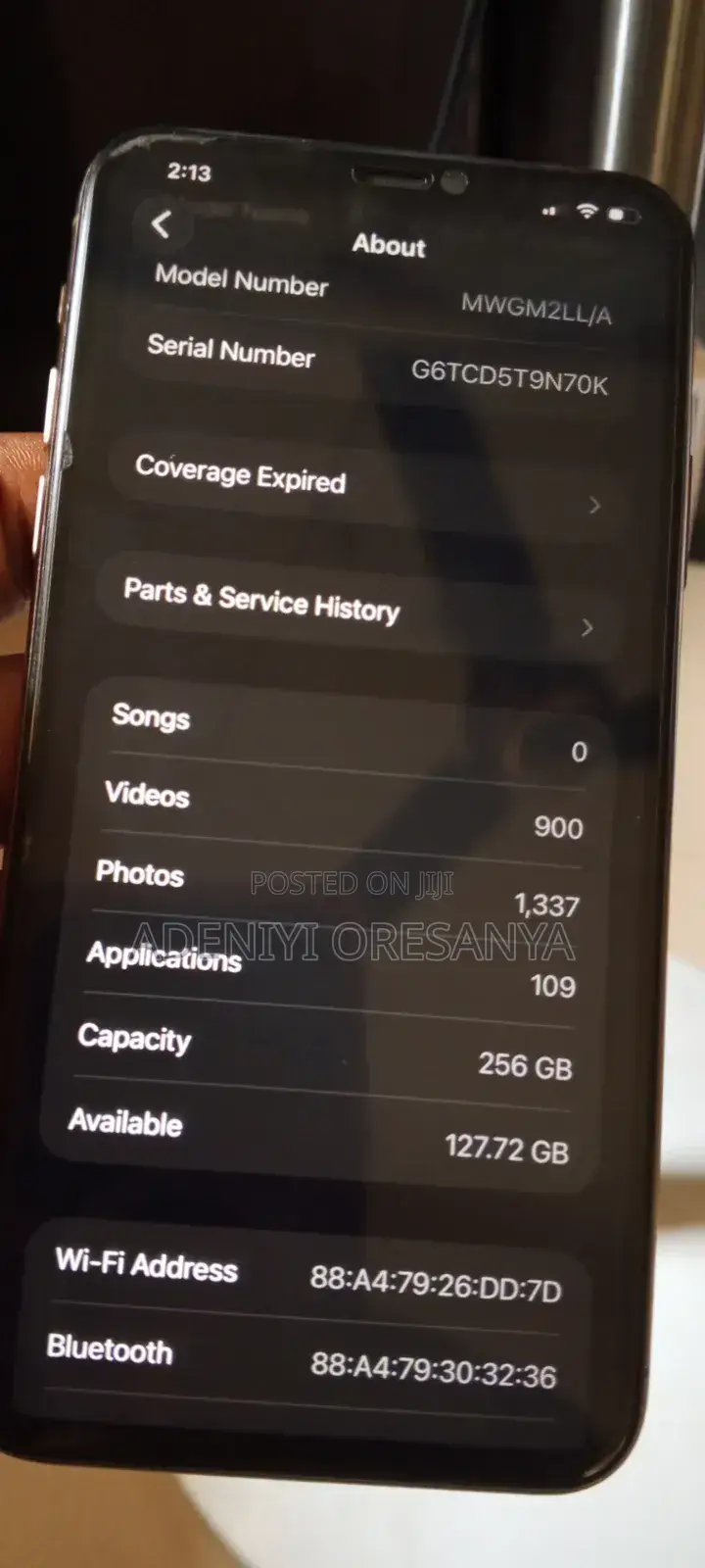 Apple iPhone 11 256 GB Gold