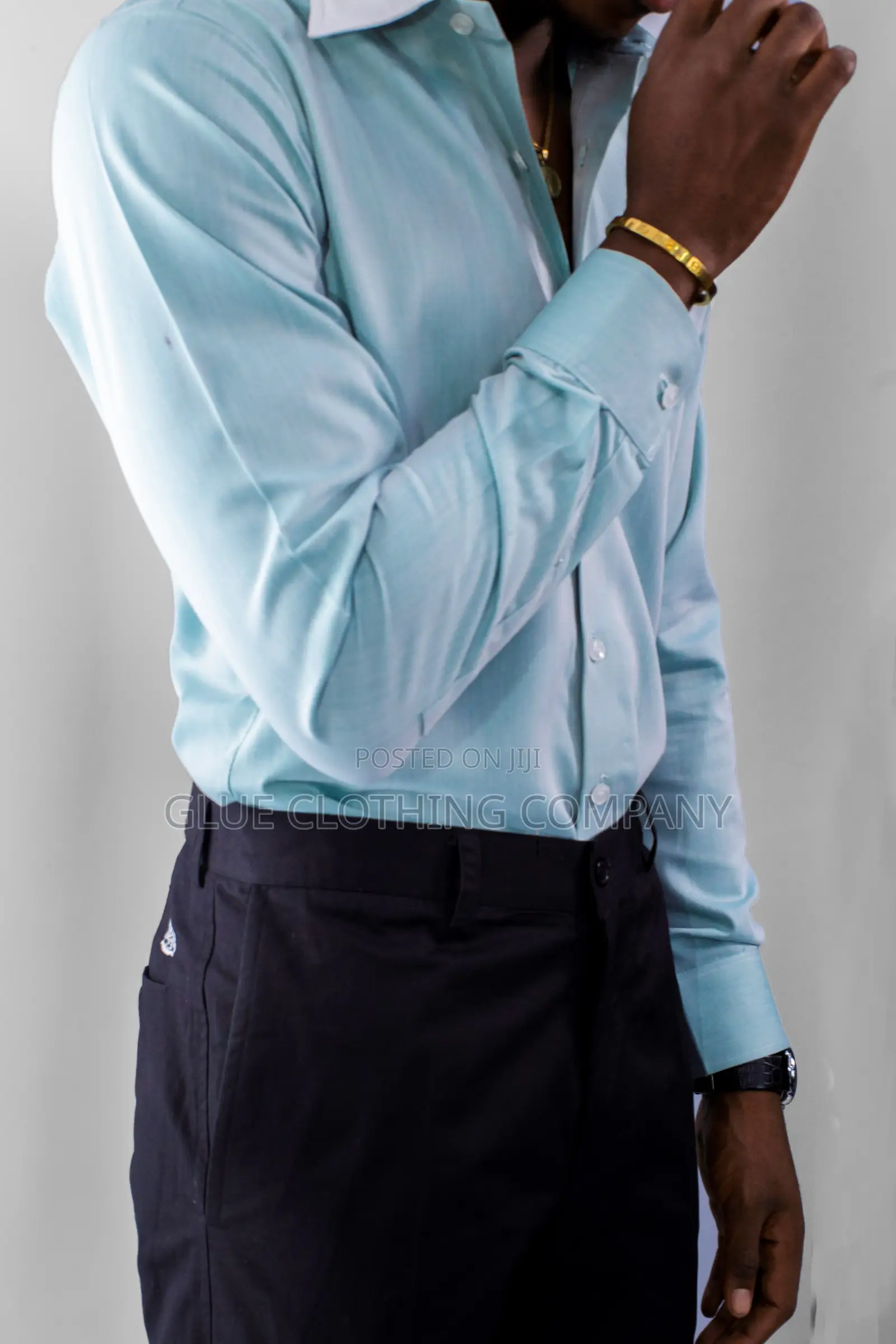Mint Green Superfine Cotton Shirt