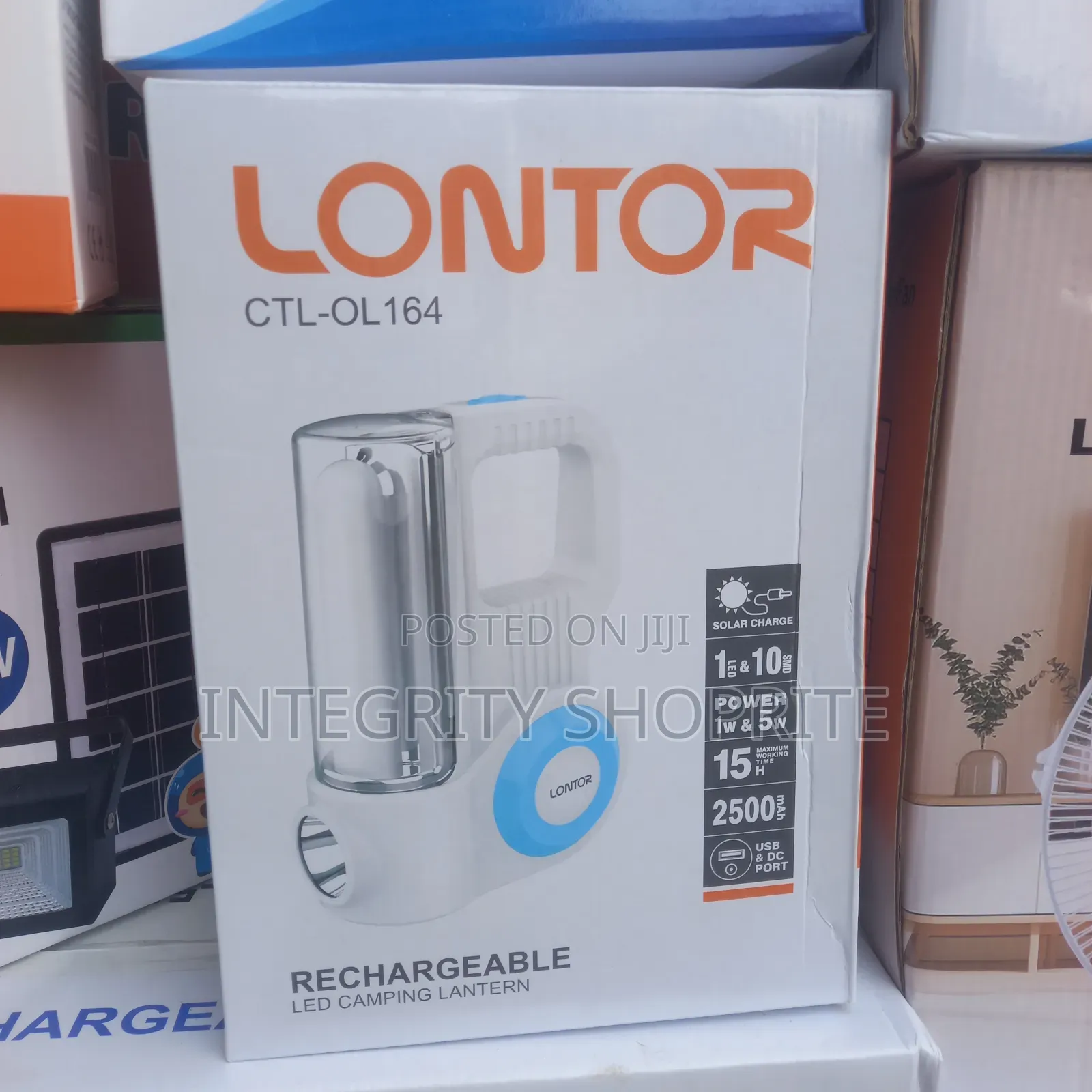 Lontor Rechargeable LED Camping Lantern CTL-OL164