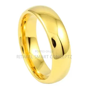 Couple Gold Plated Stainless Rings