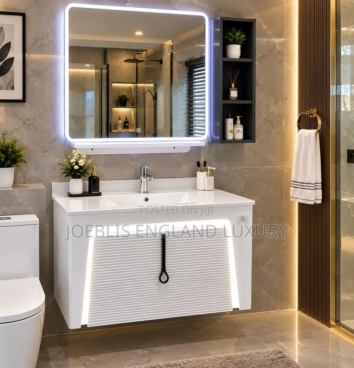 Cabinet Basin With Light