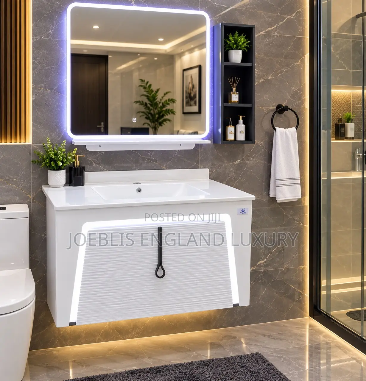 Cabinet Basin With Light