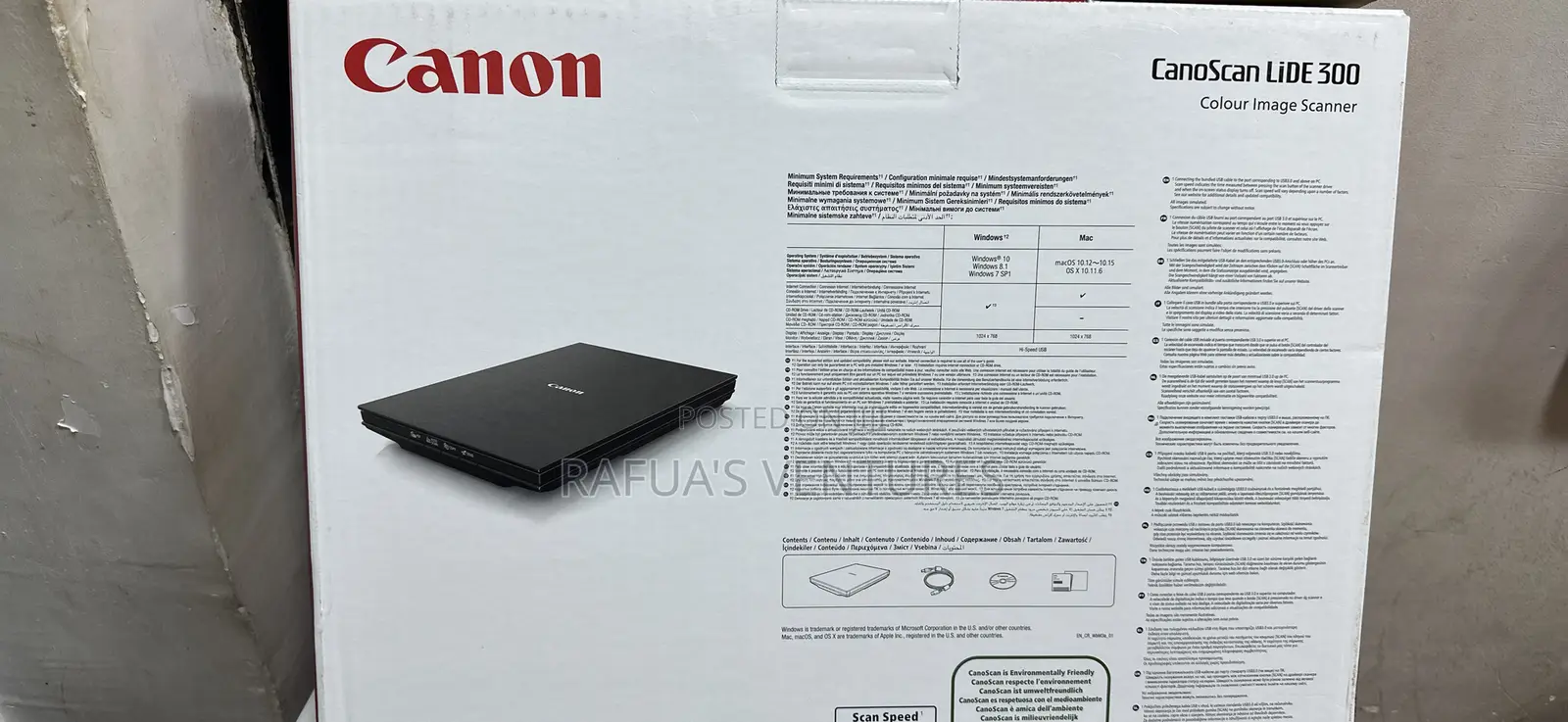 Canon Scanner Lide 300