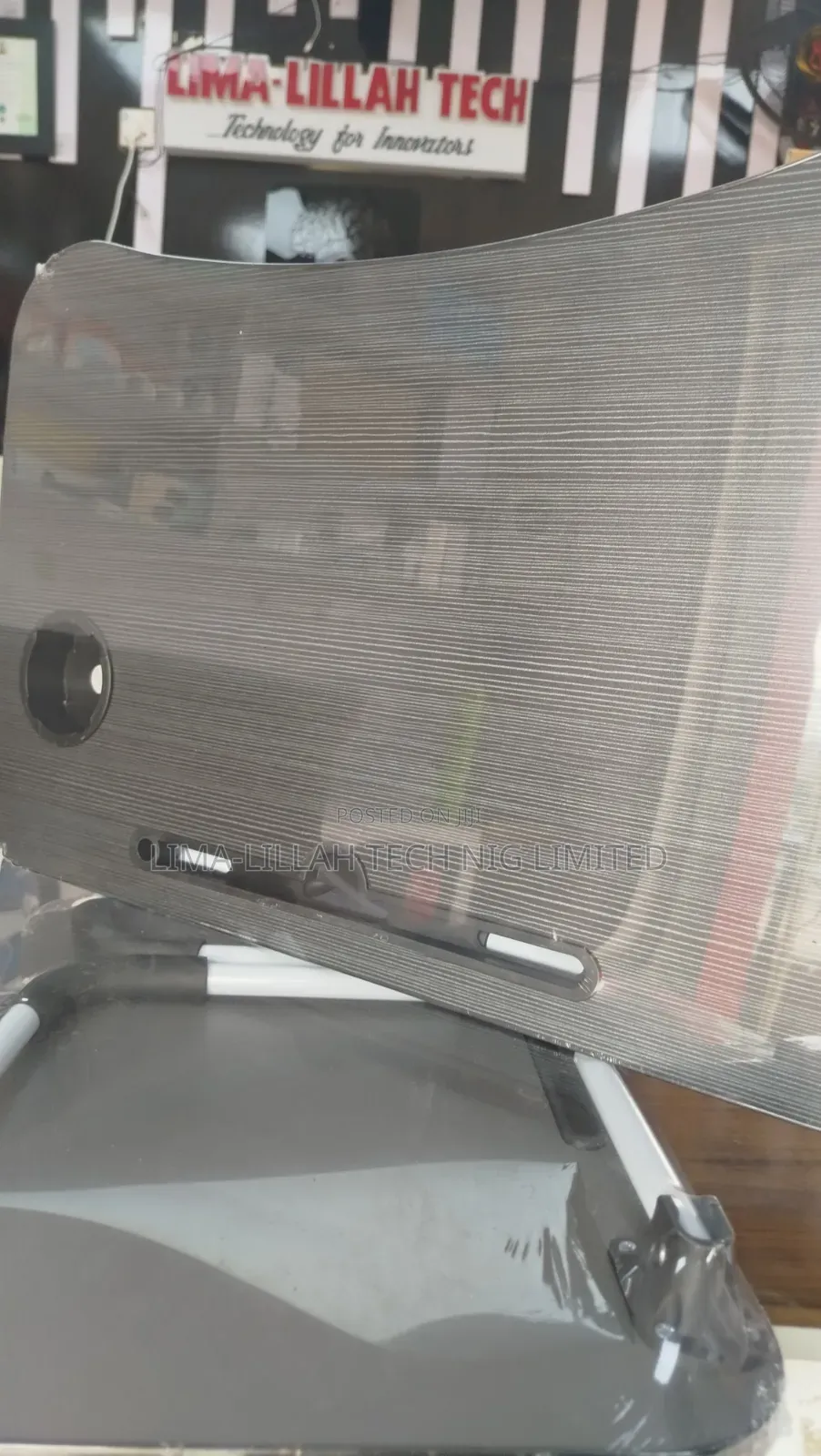 Foldable Laptop Table With Tablet Stand and Cup Holder