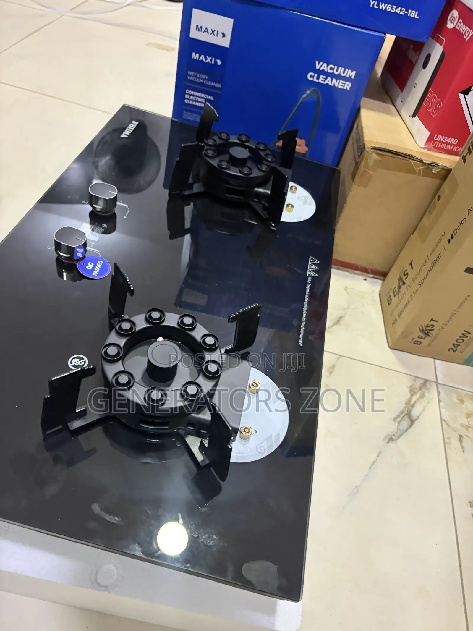 PHIIMA Flipable 2 Burner Gas Hob for Kitchen