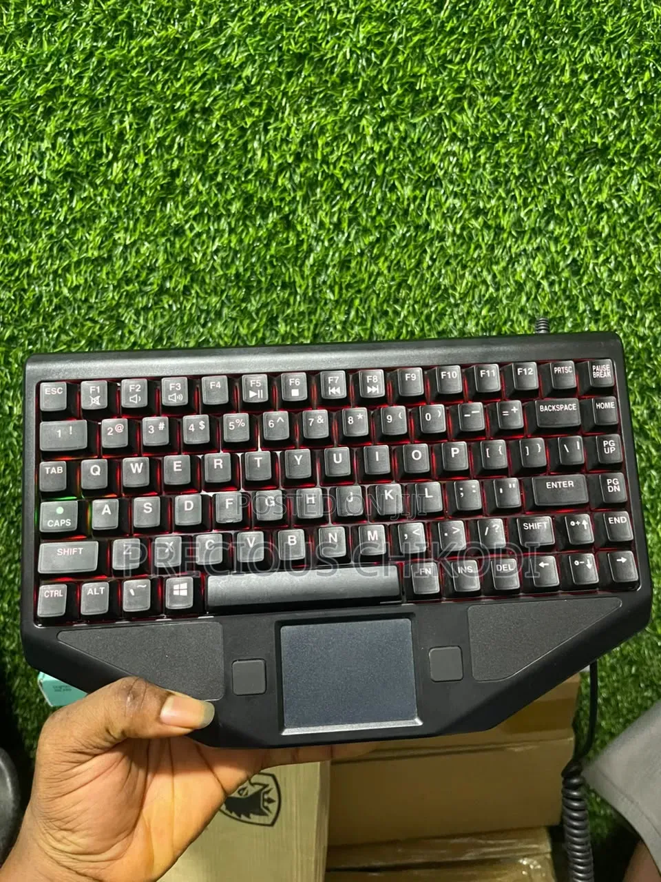 TG3 Electronics Inc Wired Gaming Keyboard With Touch Pad