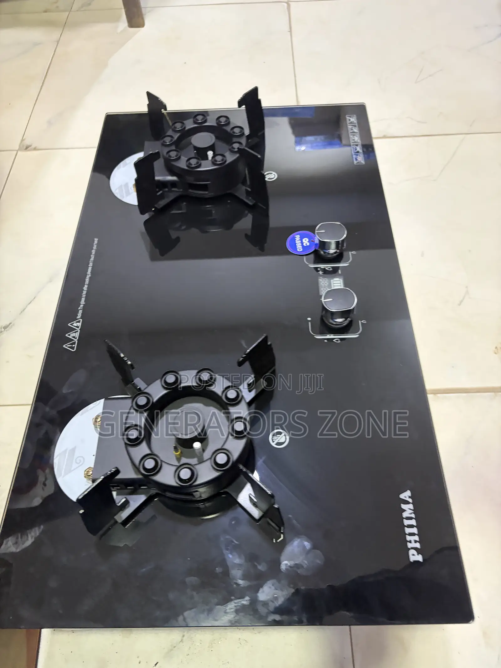 PHIIMA Modern 2 Burner Built-in Gas Stove