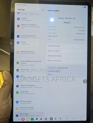 Samsung Galaxy Tab S8+ 128 GB Gray