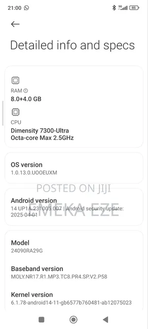 Xiaomi Redmi Note 14 Pro 5G 256 GB Black