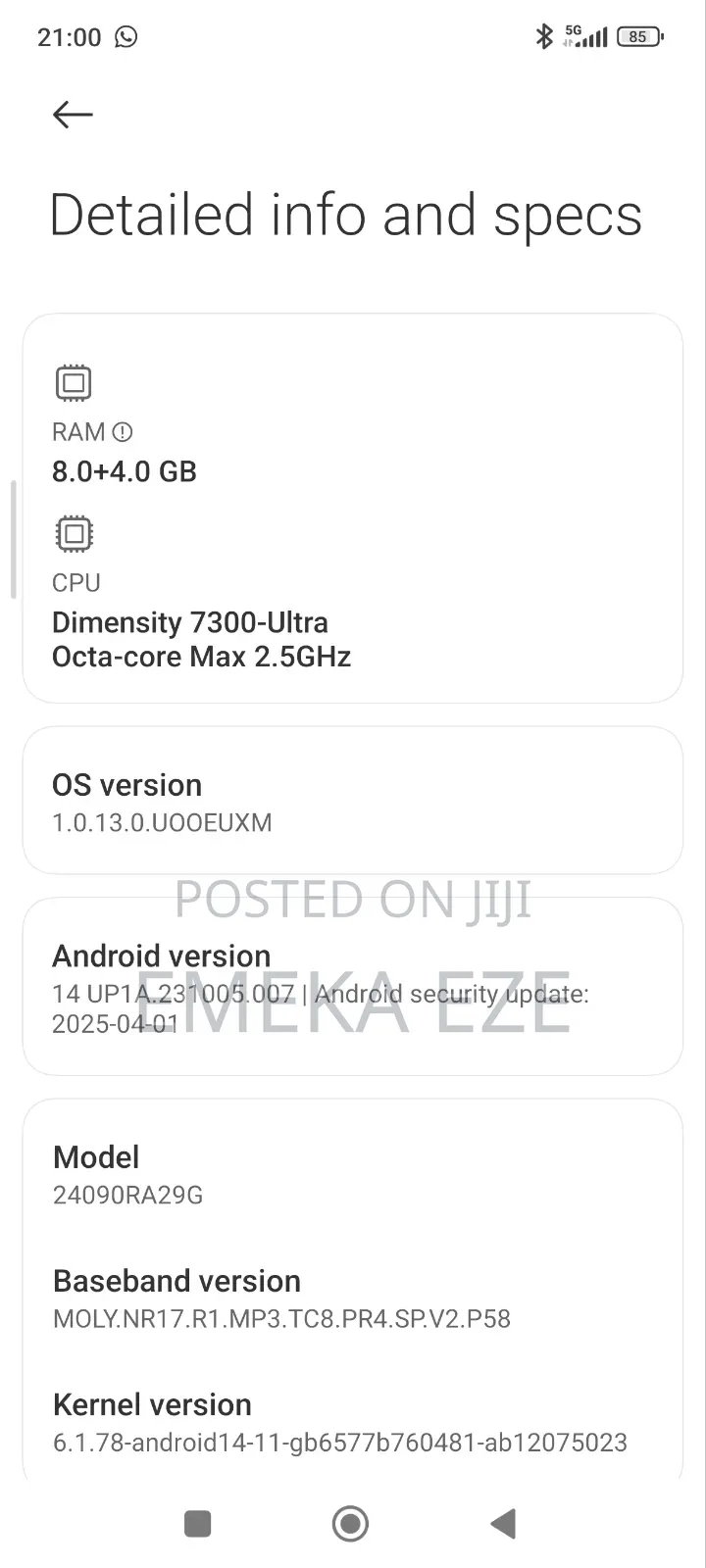 Xiaomi Redmi Note 14 Pro 5G 256 GB Black