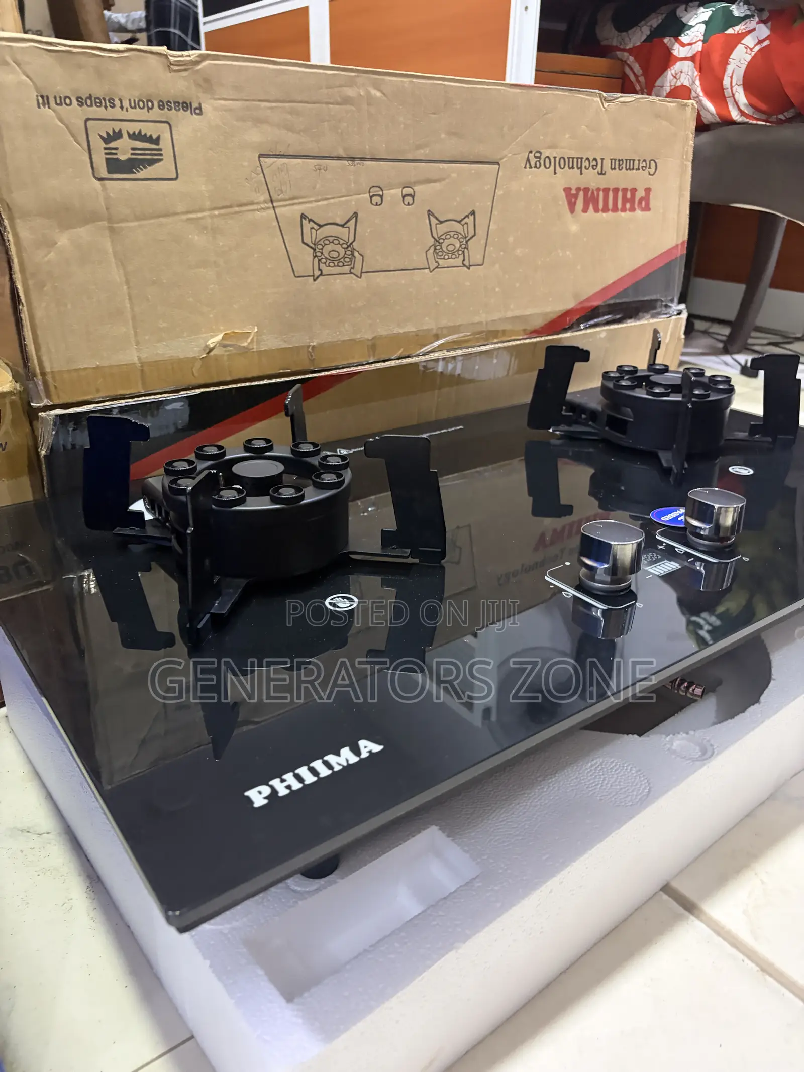 PHIIMA 2 Burner Flipable Kitchen Cooker